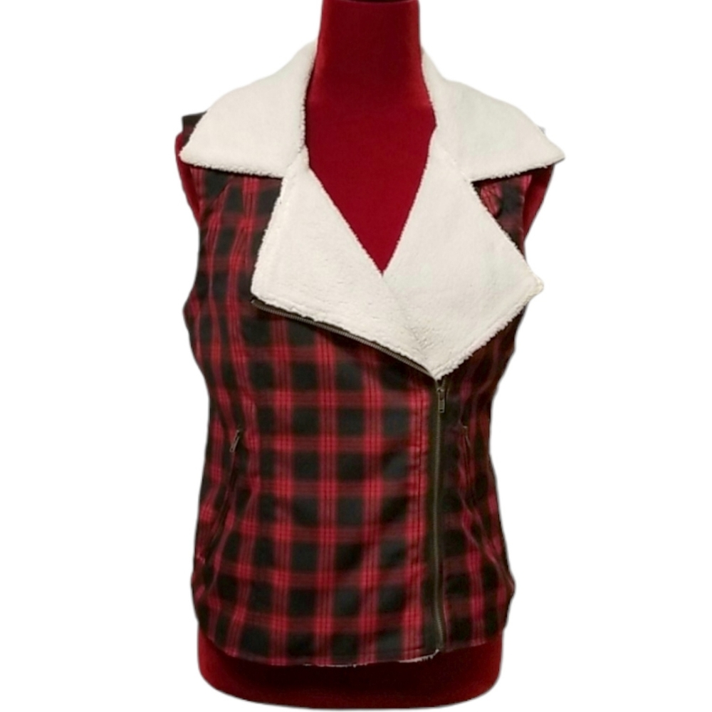 Zinga plaid vest - Picture 1 of 10